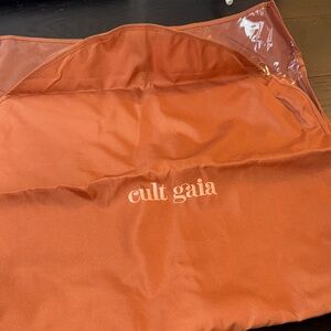Cult Gaia Terracotta Garment Bag